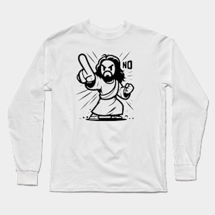 Angry Jesus Long Sleeve T-Shirt